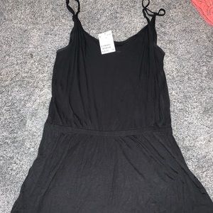 Black adjustable romper